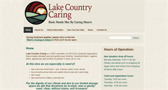 Desktop Screenshot of lakecountrycaring.com